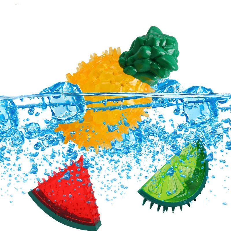 Dog Chew Toy – TPR Rubber – 7in L × 3in W – Cooling Function for Healthy Teeth and Strong Chewing 5