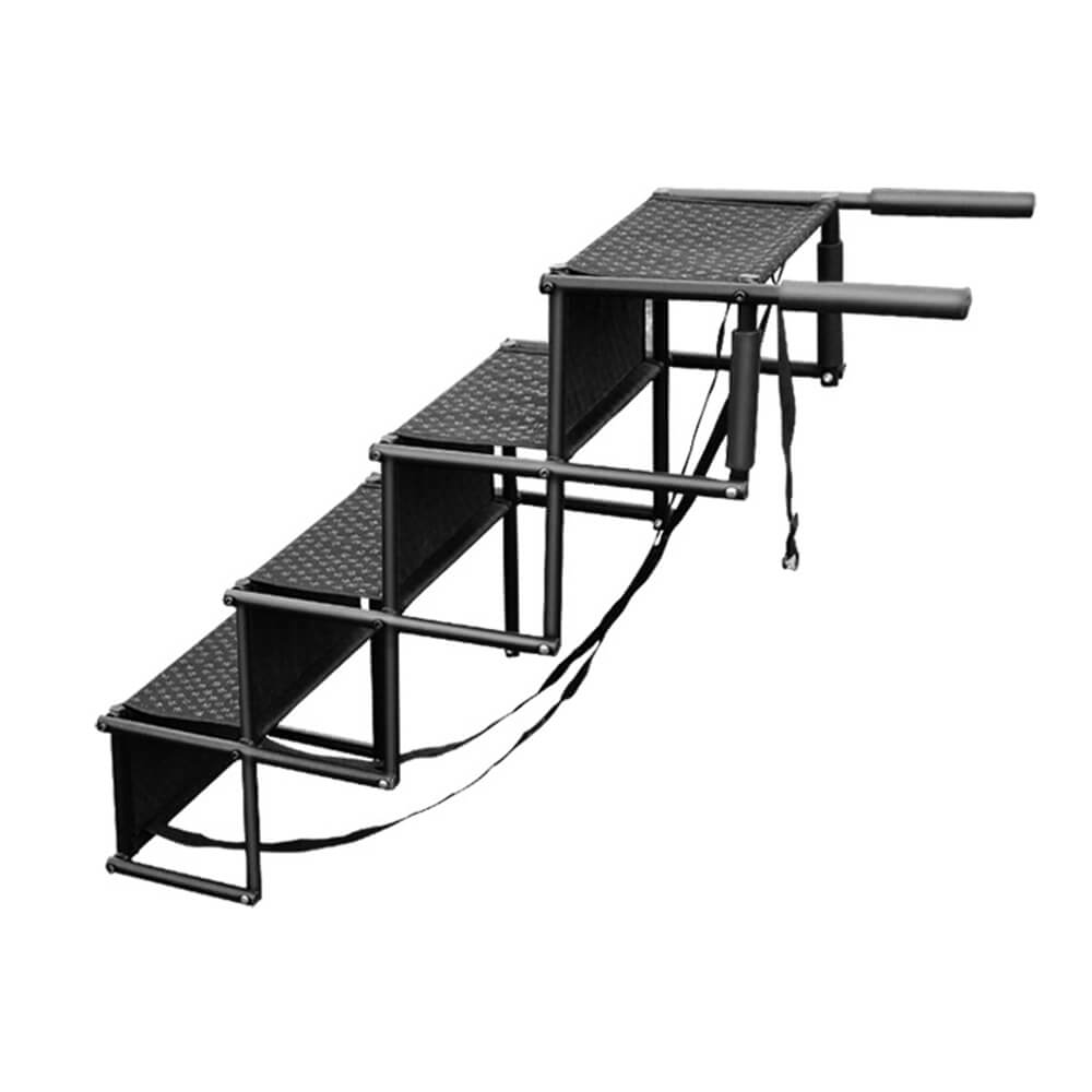 Dog Steps for Car – Foldable Steel Frame – Expanded Size 39.8 × 18.5 × 29.9 inches – Non-Slip Design for Safe Travel 8