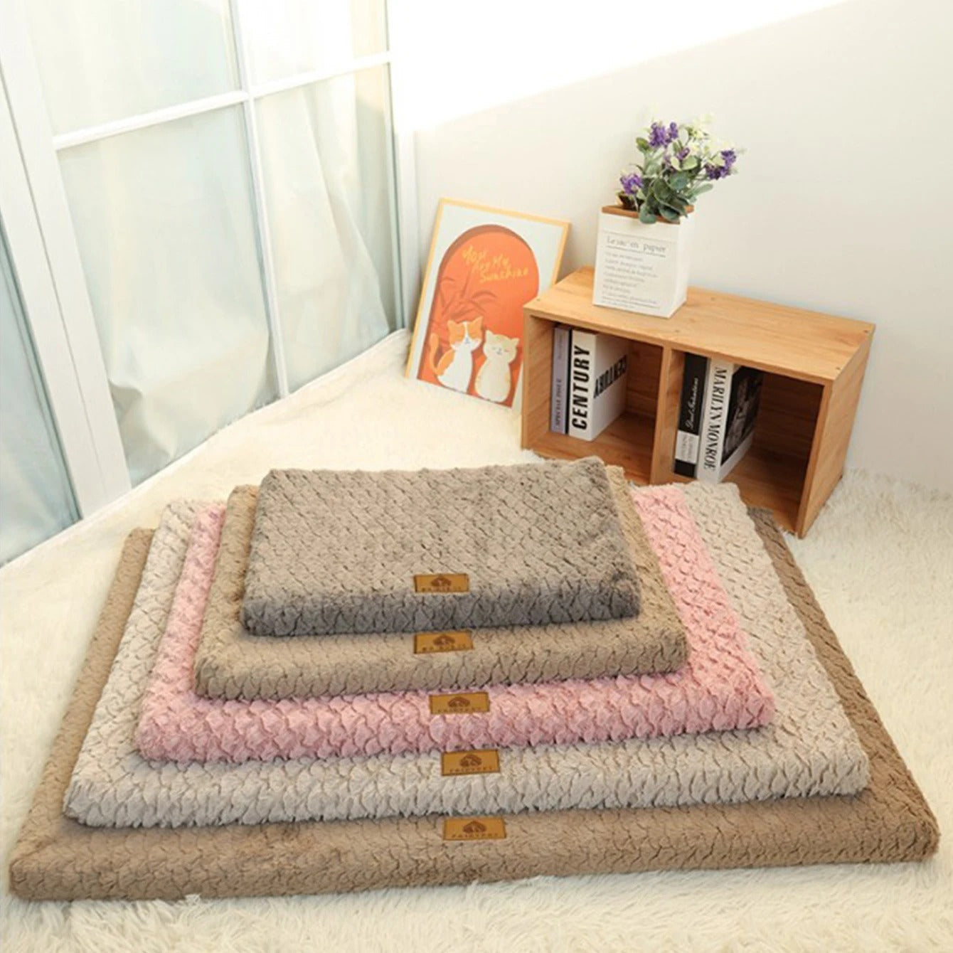 Dog Mat – Ultra-Soft Fabric – 30 × 40 Inches – Cushioned Comfort for All Seasons 4